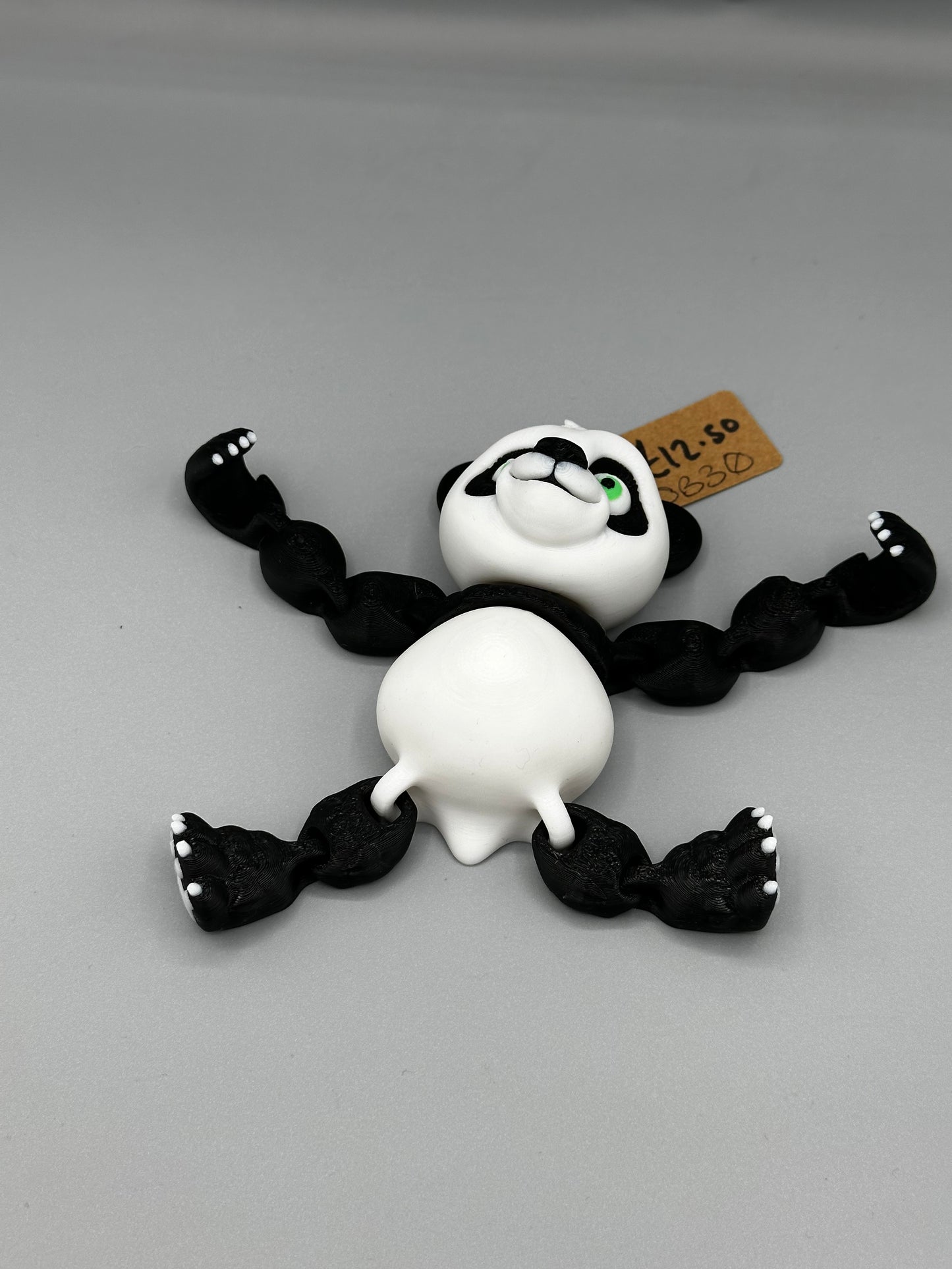 Articulated panda toy