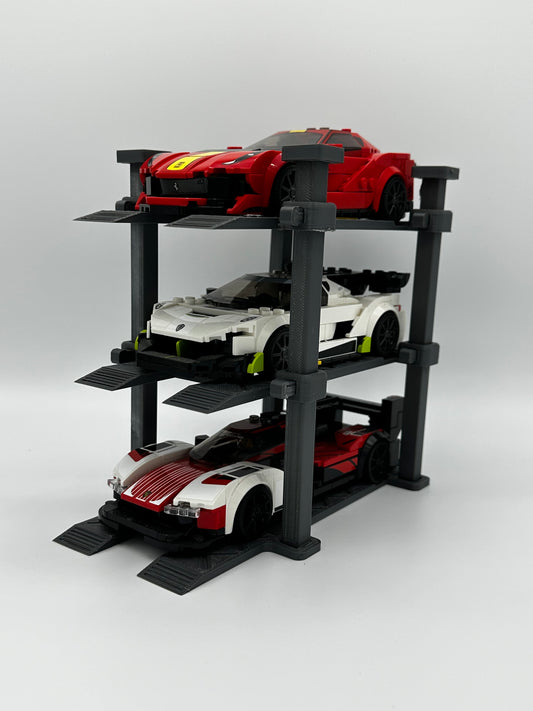 Lego Speed ChampionsTriple Car Lift Display Stand