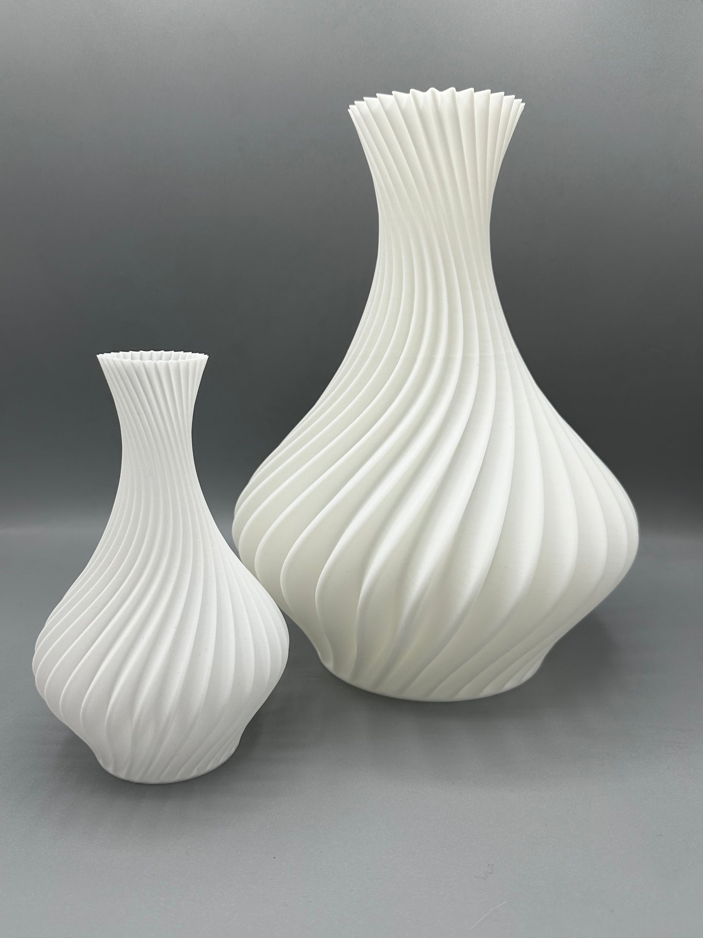 Tall Fluted Vase (small, large & bundle)