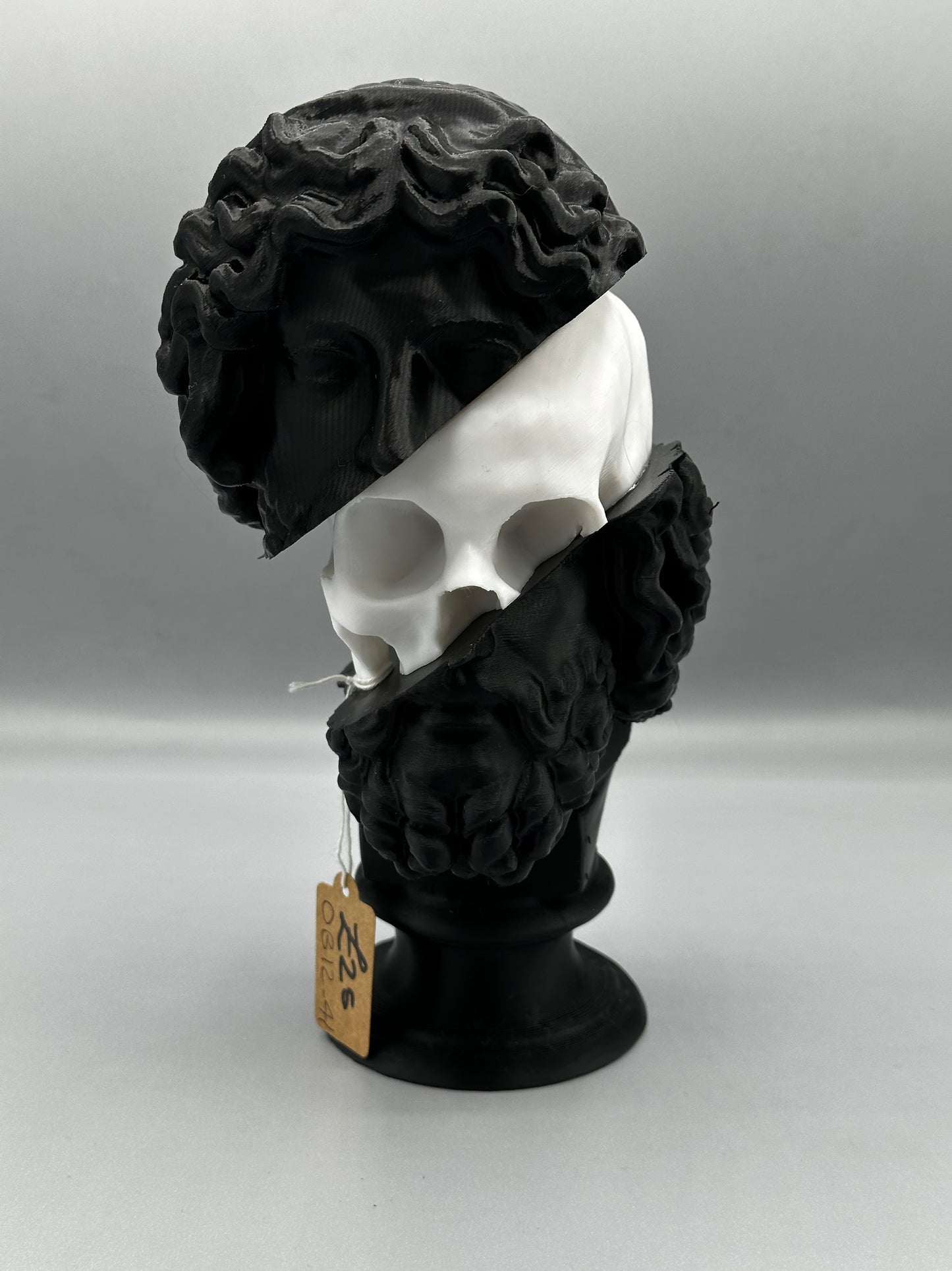 Split Zeus skull bust
