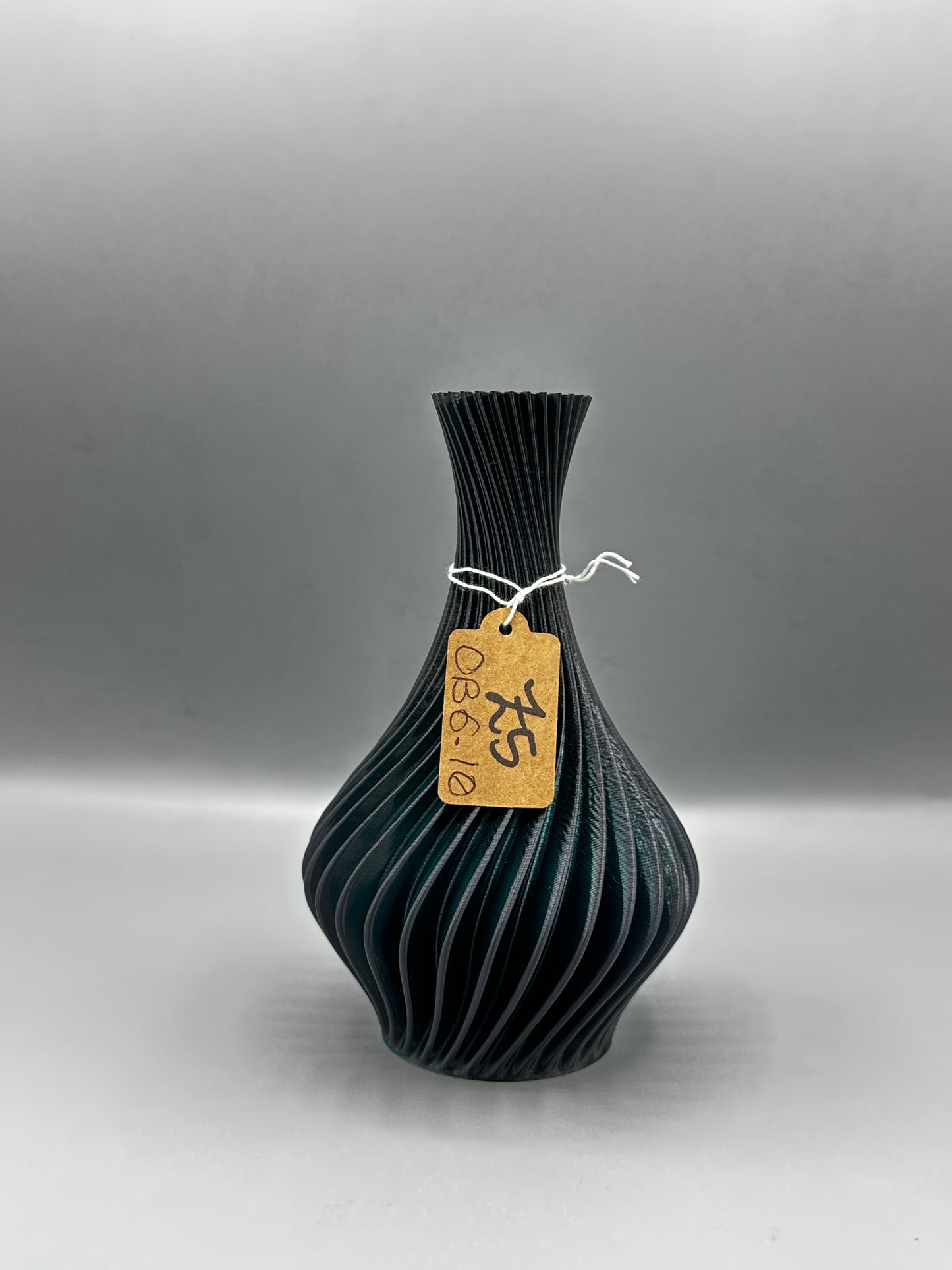 Fluted Spiral Vase