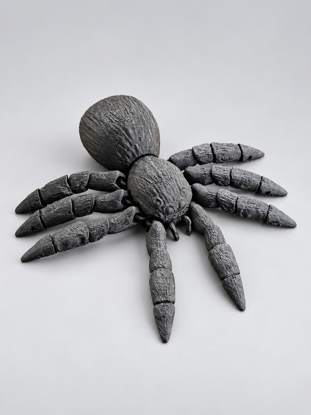 Articulated spider fidget front view