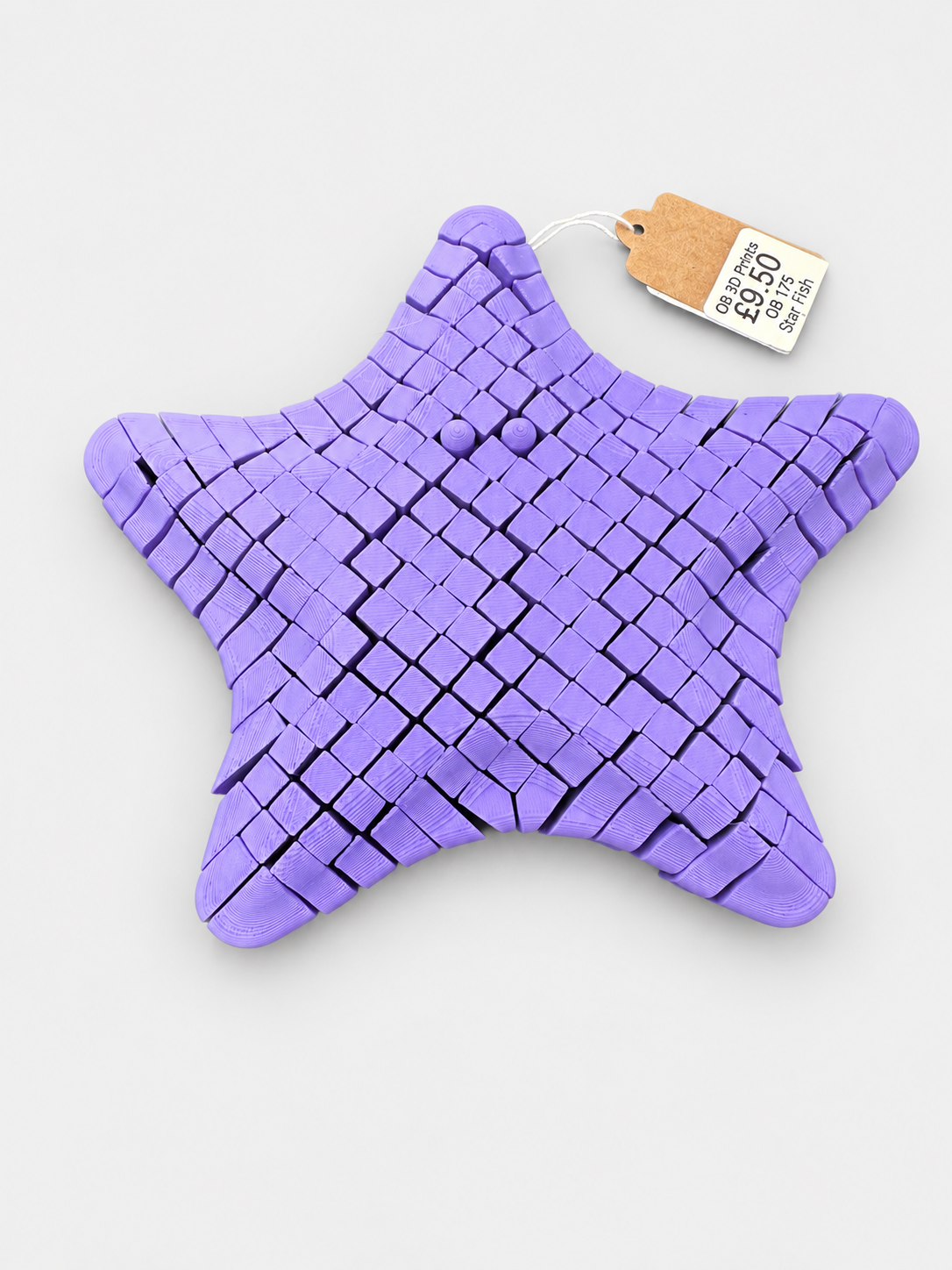 Purple articulated starfish fidget