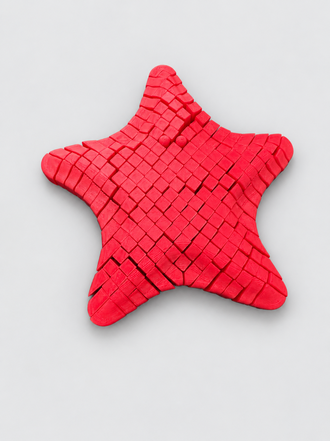 Red articulated starfish fidget