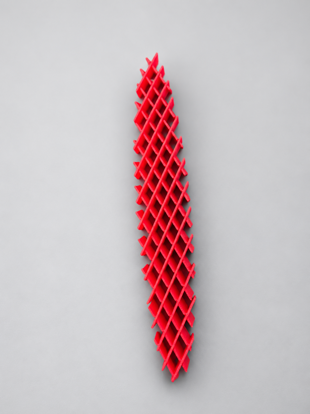 Red fidget sheet in extended position
