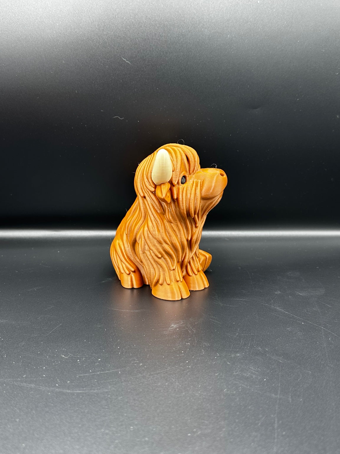 Highland cow ornament side view