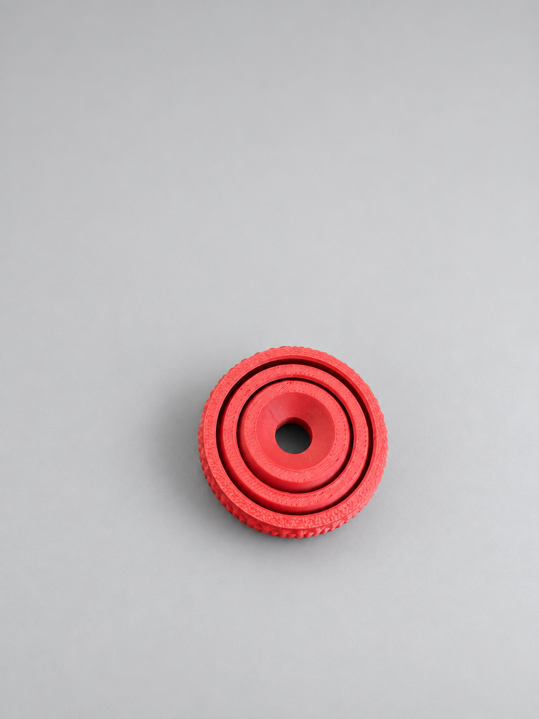 Red fidget gyro spinner