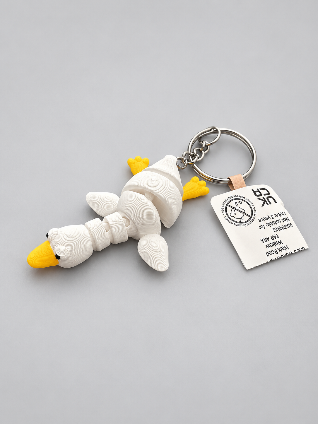 Silly Goose articulated keychain side view
