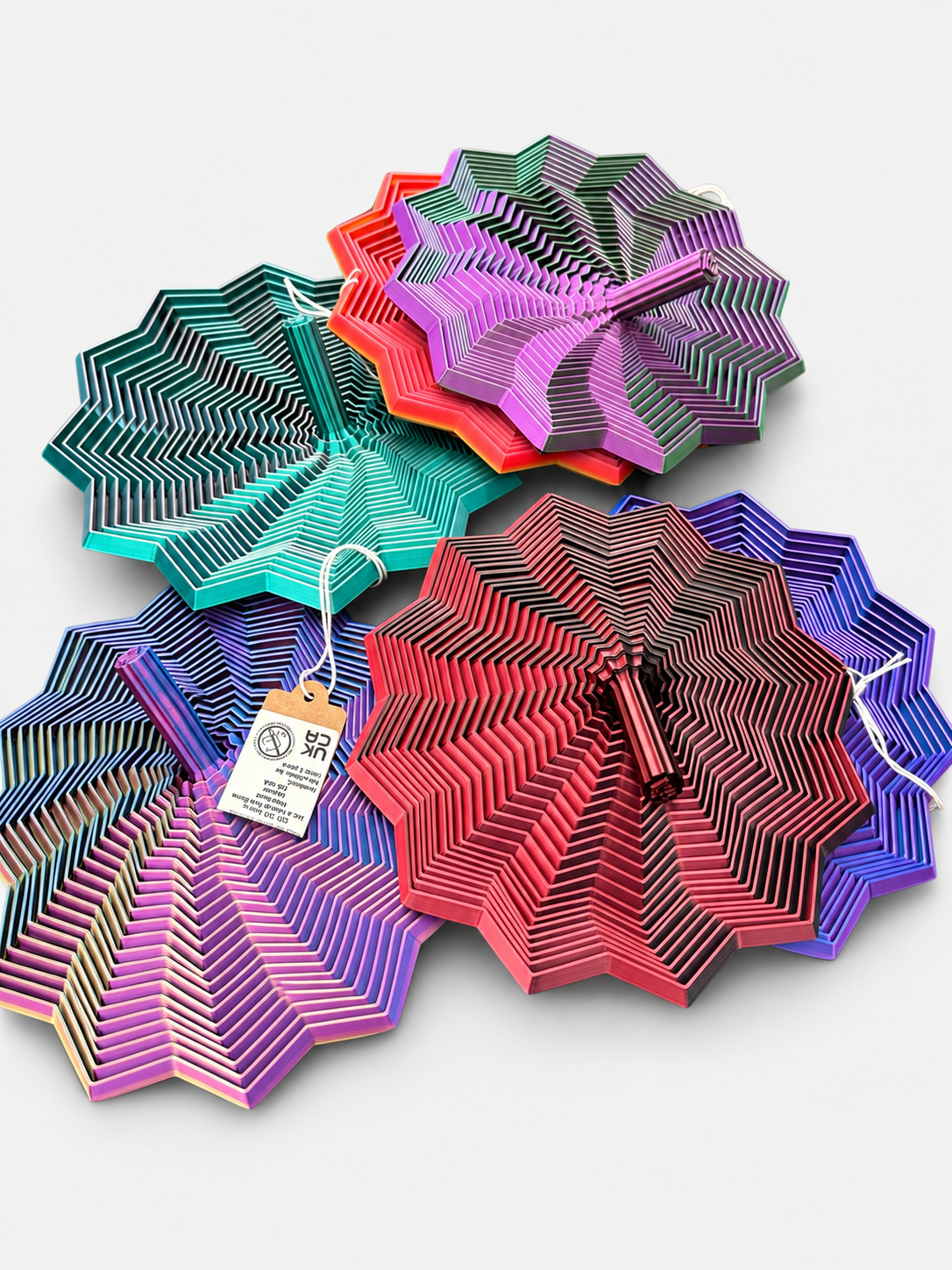 Small and Big Star Fidgets in assorted colours